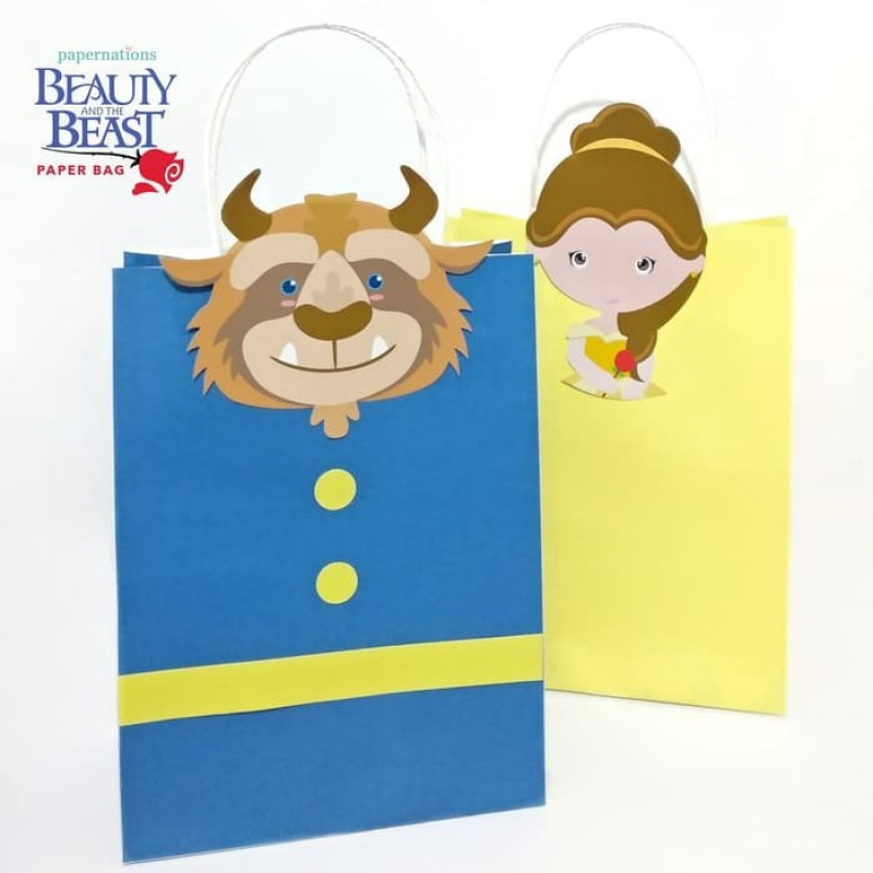 Beauty & The Beast Paper Bags